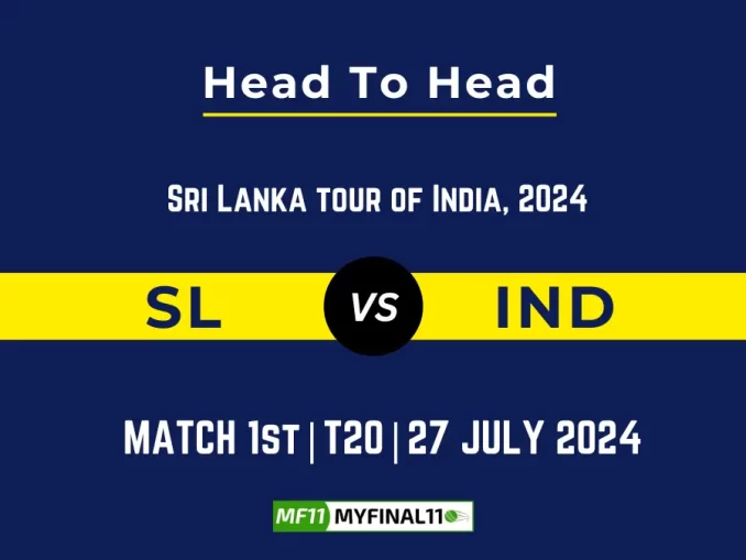 SL vs IND Player Battle, Head to Head Team Stats, Team Record