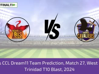 SLS vs CCL Dream11 Team Prediction, Match 27, West Indies Trinidad T10 Blast, 2024