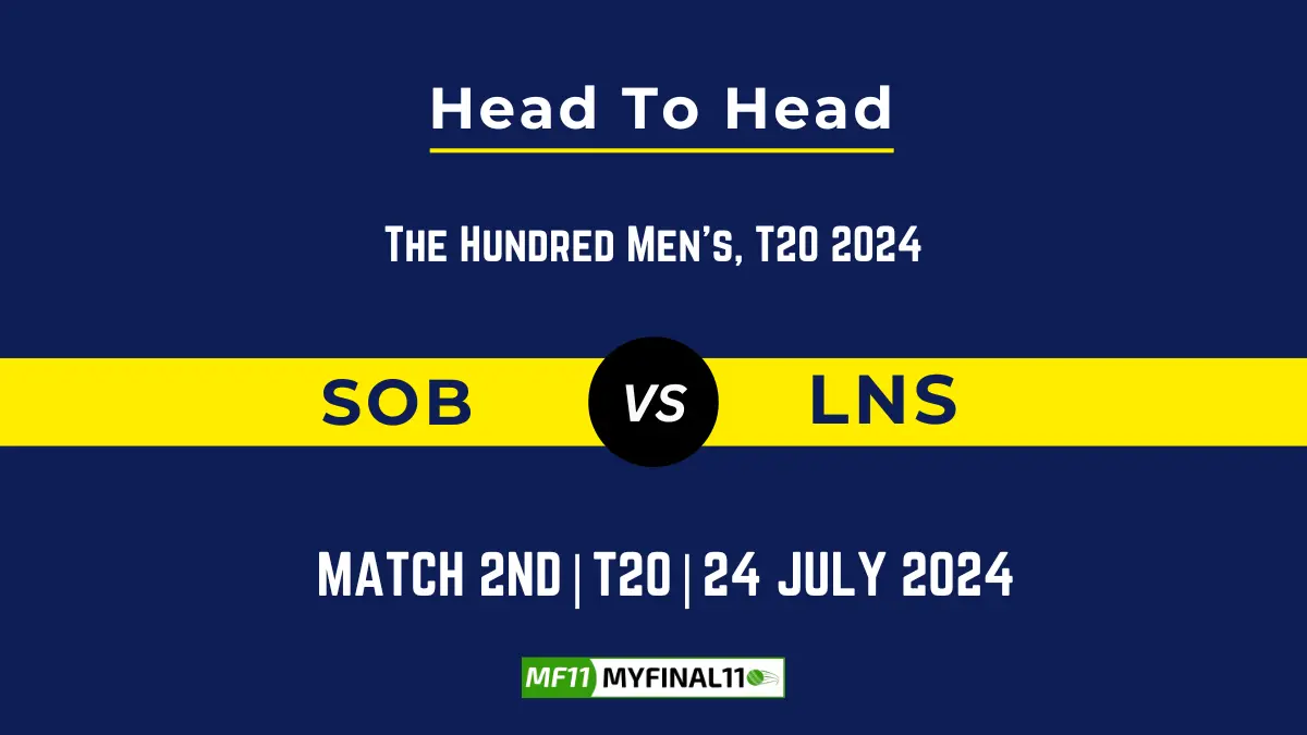 SOB vs LNS Player Battle, Head to Head Team Stats, Team Record