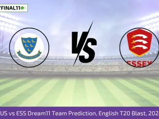 SUS vs ESS Dream11 Team Prediction, English T20 Blast, 2024