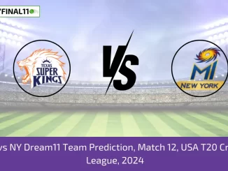 TEX vs NY Dream11 Team Prediction, Match 12, USA T20 Cricket League, 2024