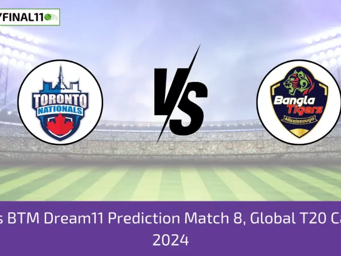 TOR vs BTM Dream11 Prediction Match 8, Global T20 Canada, 2024