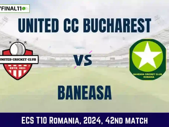 UCCB vs BAN Dream11 Prediction Today 42nd Match, Pitch Report, and Player Stats, ECS T10 Romania, 2024