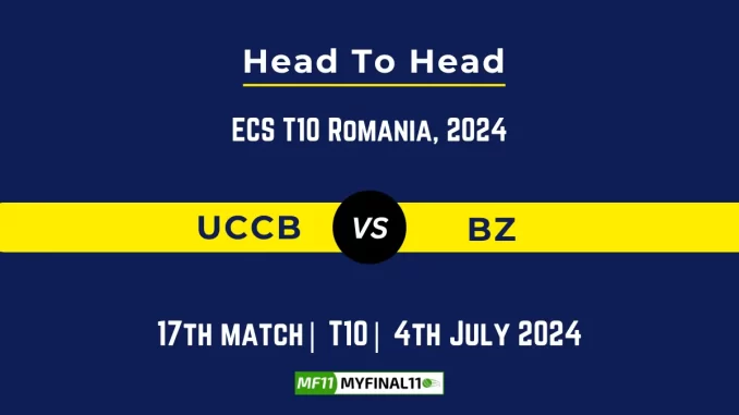 UCCB vs BZ Player Battle Head to Head Player Stats/Record, ECS T10 Romania, 2024 - 17th Match