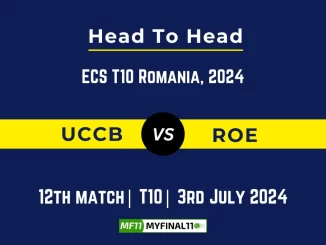 UCCB vs ROE Player Battle, Head to Head Team Stats, Team Record - ECS T10 Romania, 2024
