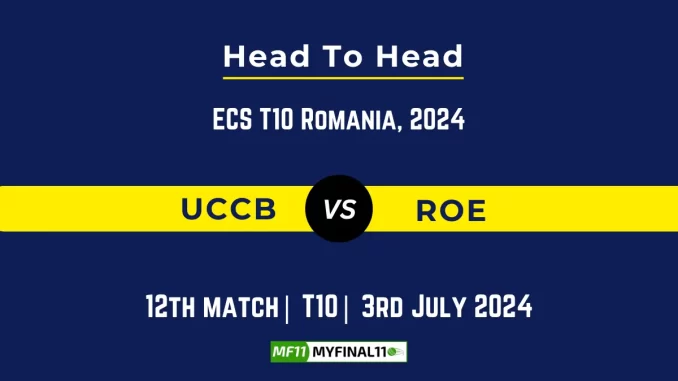 UCCB vs ROE Player Battle, Head to Head Team Stats, Team Record - ECS T10 Romania, 2024