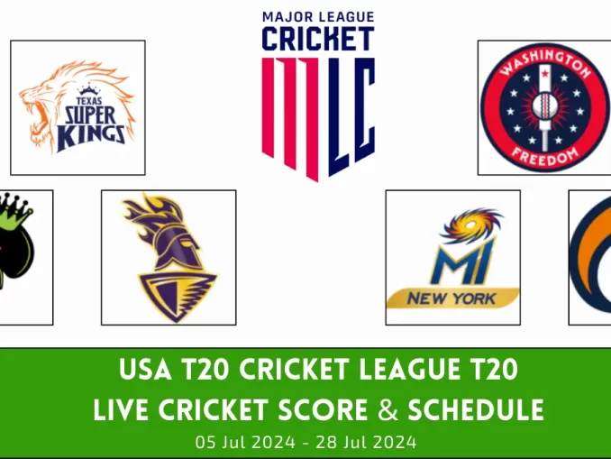 USA T20 Cricket League 2024 Get USA T20 Live Score, Shedule, Matches, results, points table