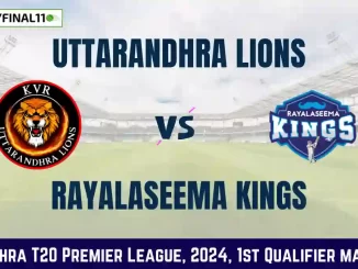 UTL vs RYLS Dream11 Prediction Today Andhra Premier League T20 Match, Pitch Report, and Player Stats 2024