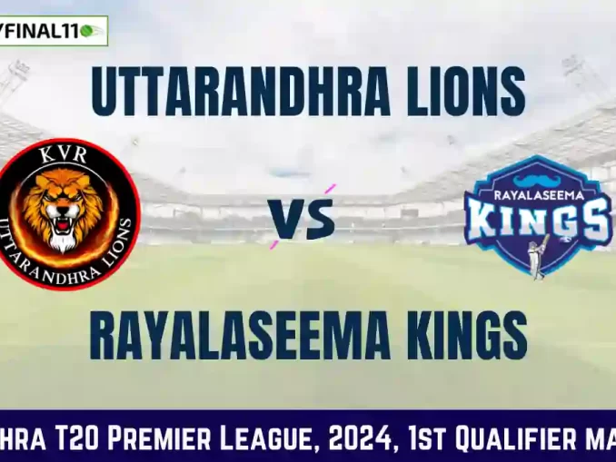 UTL vs RYLS Dream11 Prediction Today Andhra Premier League T20 Match, Pitch Report, and Player Stats 2024