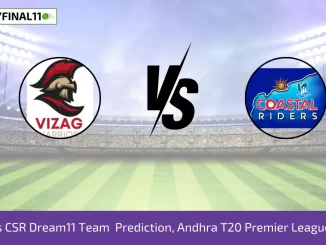 VZW vs CSR Live Cricket Score Andhra T20 Premier League, 2024