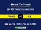 WAS vs NY Player Battle Head to Head Player Stats/Record, USA T20 Cricket League 2024 - 3rd Match