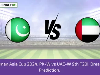 Women Asia Cup 2024: PK-W vs UAE-W 9th T20I, Dream11 Prediction, Expert Fantasy Guide, Player battle/Stats, Pitch Report By MyFinal11