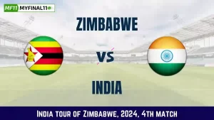 ZIM vs IND Dream11 Prediction Today 4th Match, Pitch Report, and Player Stats, India tour of Zimbabwe, 2024