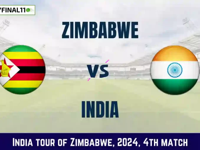 ZIM vs IND Dream11 Prediction Today 4th Match, Pitch Report, and Player Stats, India tour of Zimbabwe, 2024