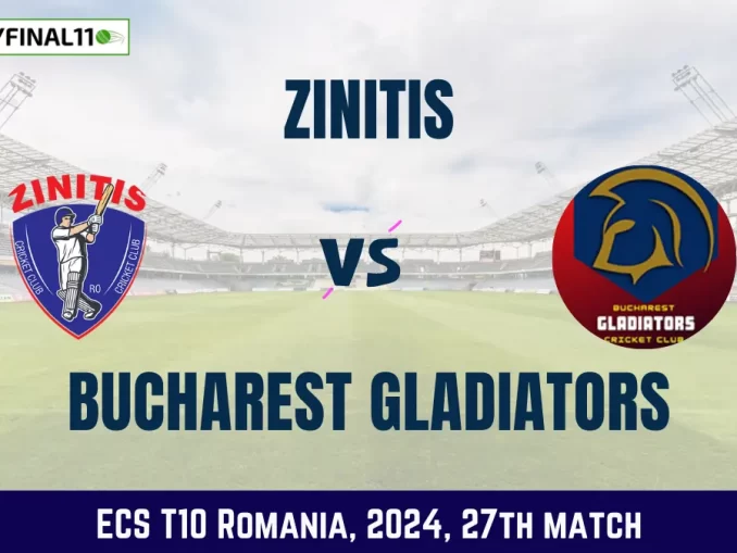 ZIN vs BUG Dream11 Prediction Today 27th Match, Pitch Report, and Player Stats, ECS T10 Romania, 2024