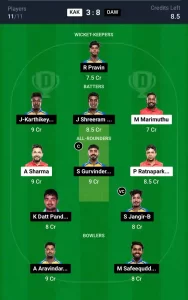 KAK vs OAW Dream11 Prediction Today: Match 28 Pitch Report & Stats - Pondicherry Premier League 2024