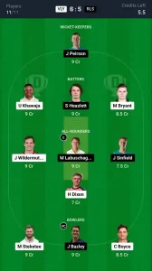 VLY vs RLS Dream11 Prediction Today: Match 1 Pitch Report & Stats - Australian T20 Max Men Trophy, 2024