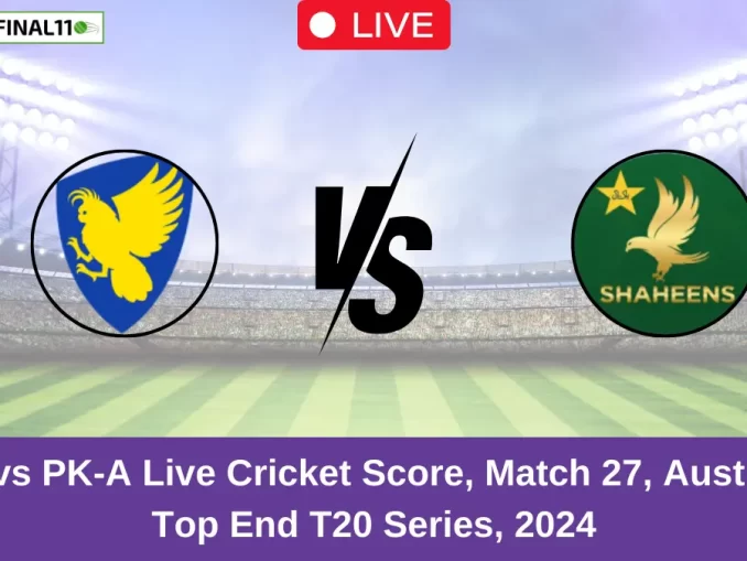 ACT vs PK-A Live Cricket Score, Match 27, Australian Top End T20 Series, 2024