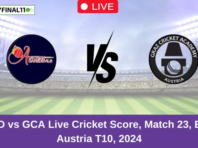 ADD vs GCA Live Cricket Score, Match 23, ECS Austria T10, 2024