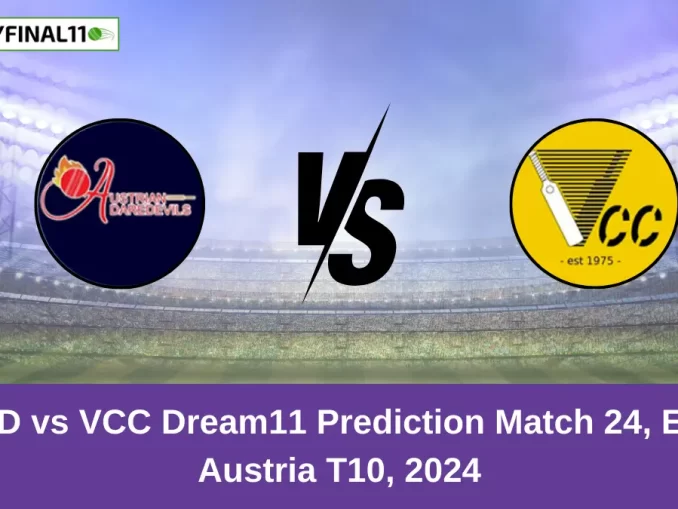 ADD vs VCC Dream11 Prediction Match 24, ECS Austria T10, 2024