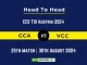 GCA vs VCC Player Battle, Head to Head Team Stats, Team Record - ECS T10 Austria 2024