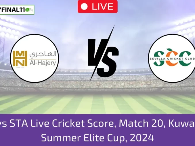 ALH vs STA Live Cricket Score, Match 20, Kuwait T10 Summer Elite Cup, 2024