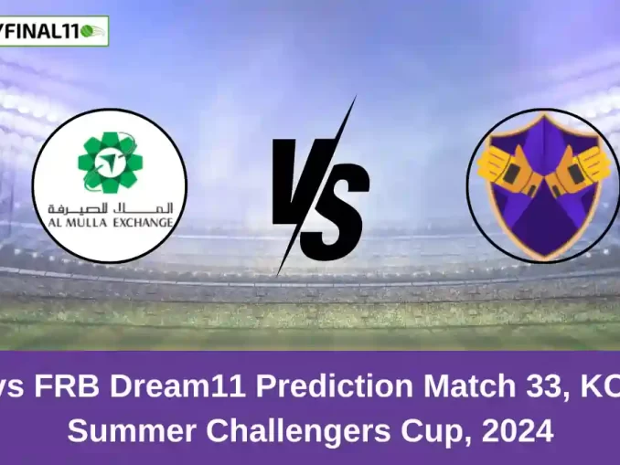 AMB vs FRB Dream11 Prediction Match 33, KCC T10 Summer Challengers Cup, 2024 (1)