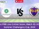 AMB vs FRB Live Cricket Score, Match 33, KCC T10 Summer Challengers Cup, 2024