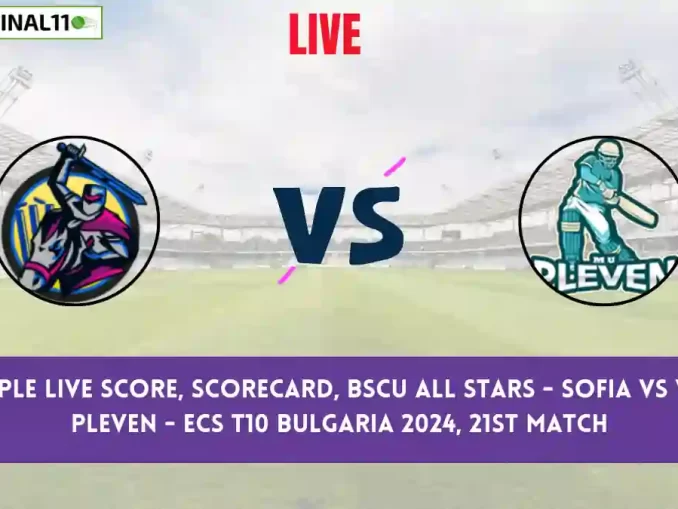 BAS vs PLE Live Score, Scorecard, ECS T10 Bulgaria, 21st Match 2024