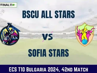 BAS vs SFS Dream11 Prediction Today 42nd Match, Pitch Report, and Player Stats, ECS T10 Bulgaria, 2024