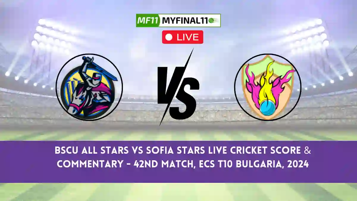 BAS vs SFS Live Score Scorecard, Ball by Ball Commentary Ecs T10 Bulgaria, 2024