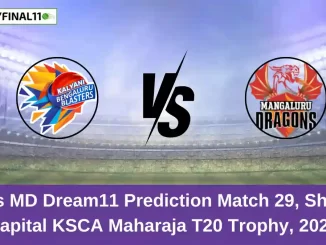 BB vs MD Dream11 Prediction Match 29, Shriram Capital KSCA Maharaja T20 Trophy, 2024 (1)