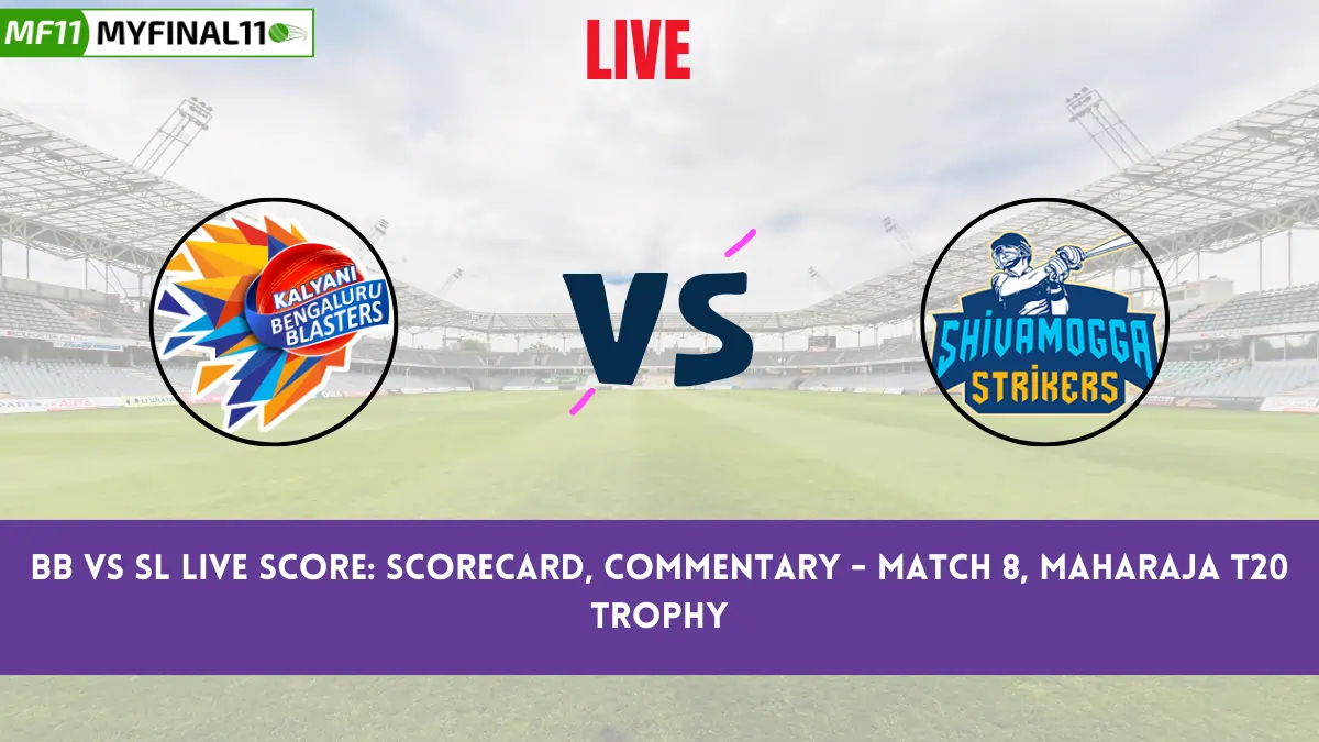 BB vs SL Live Score: Scorecard, Commentary - Match 8, Maharaja T20 Trophy