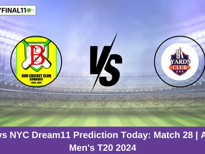 BCC vs NYC Dream11 Prediction Today Match 28 Pitch Report, and Player Stats Assam Men's T20 2024