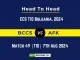 BCCS vs AFK Player Battle, Head to Head Team Stats, Player Record - ECS T10 Bulgaria, 2024