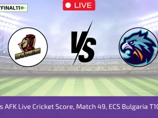 BCCS vs AFK Live Cricket Score, Match 49, ECS Bulgaria T10, 2024