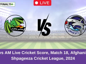 BD vs AM Live Cricket Score, Match 18, Afghanistan Shpageeza Cricket League, 2024