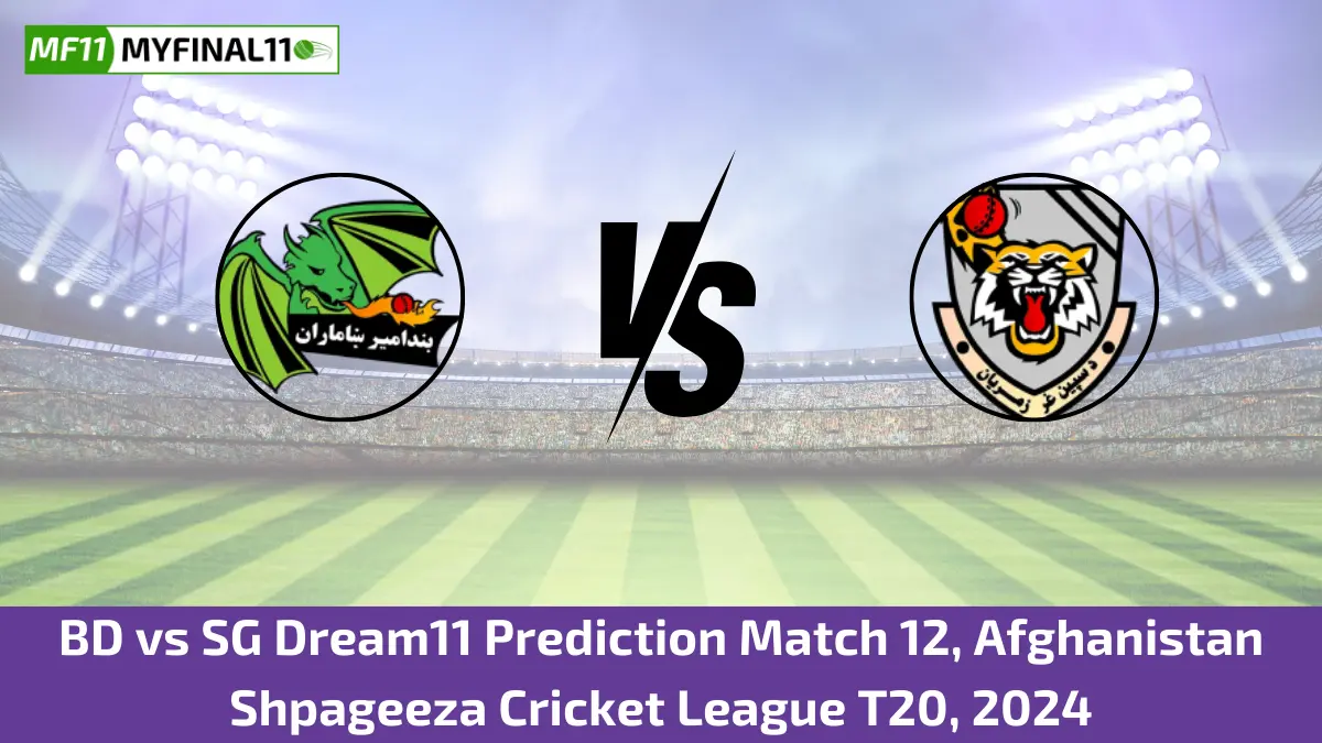 BD vs SG Dream11 Prediction Match 12, Afghanistan Shpageeza Cricket League T20, 2024