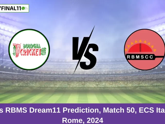 BOL vs RBMS Live Cricket Score, Match 50, ECS Italy T10, Rome, 2024