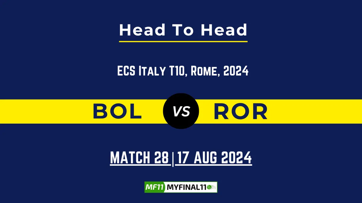 BOL vs ROR Player Battle, Head to Head Team Stats, Player Record