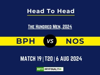 BPH vs NOS Player Battle, Head to Head Team Stats, Player Record - The Hundred Men, 2024