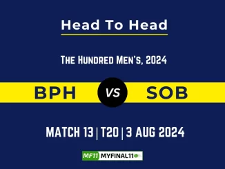 BPH vs SOB Player Battle, Head to Head Team Stats, Team Record