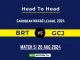 BRT vs GCJ Player Battle, Head to Head Team Stats, Player Record (1)