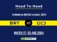 BRT vs GCJ Player Battle, Head to Head Team Stats, Player Record (2)