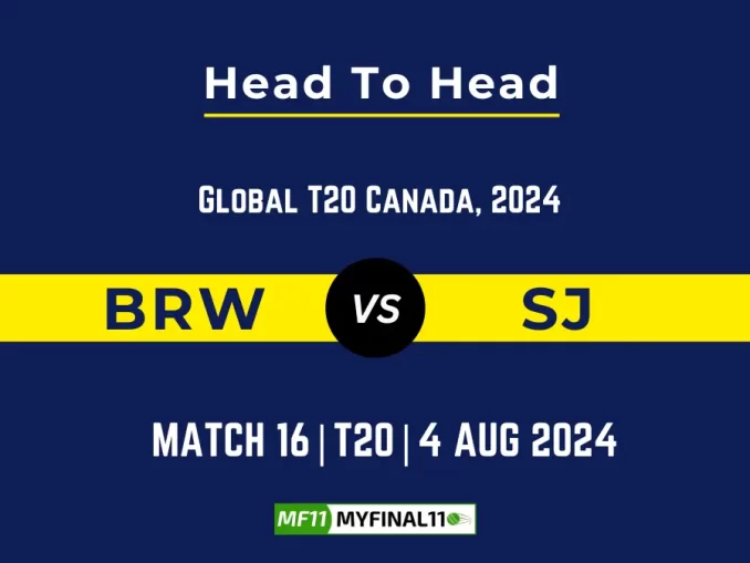 BRW vs SJ Player Battle, Head to Head Team Stats, Team Record (1)