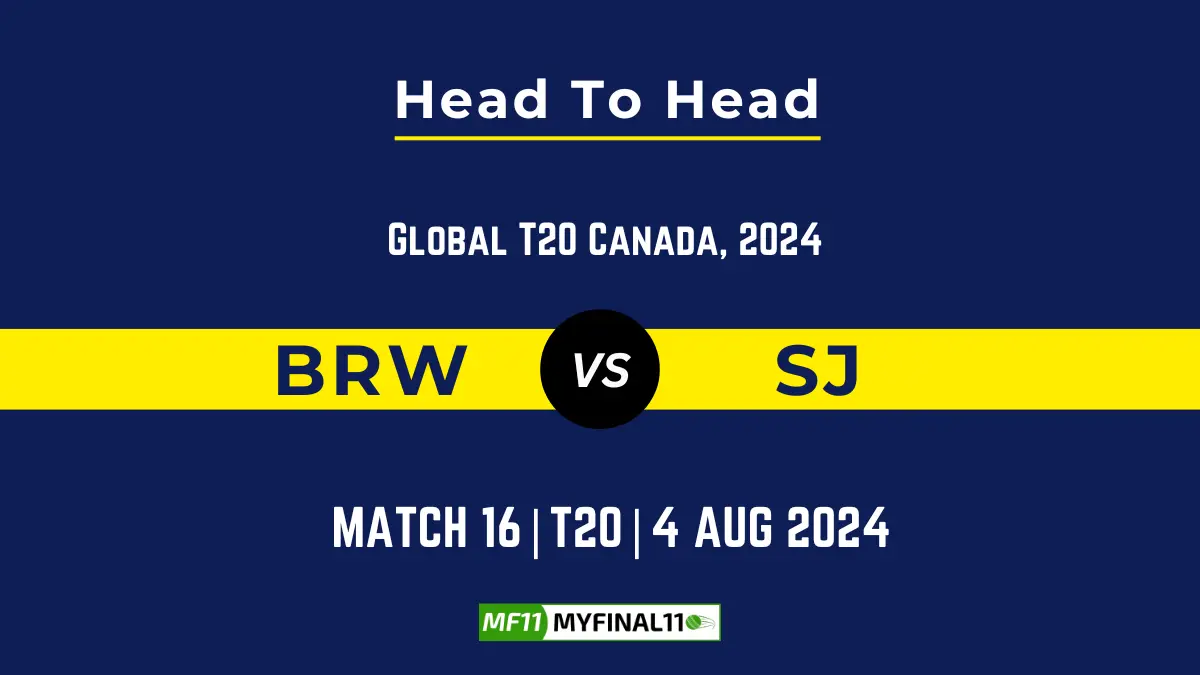 BRW vs SJ Player Battle, Head to Head Team Stats, Team Record (1)