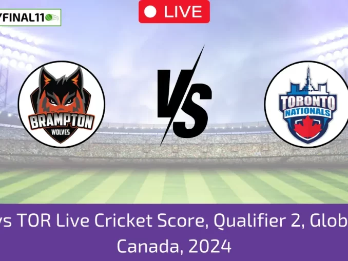 BRW vs TOR Live Cricket Score, Qualifier 2, Global T20 Canada, 2024