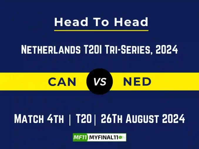 CAN vs NED Player Battle, Head to Head Team Stats, Team Record - Netherlands T20I Tri-Series, 2024