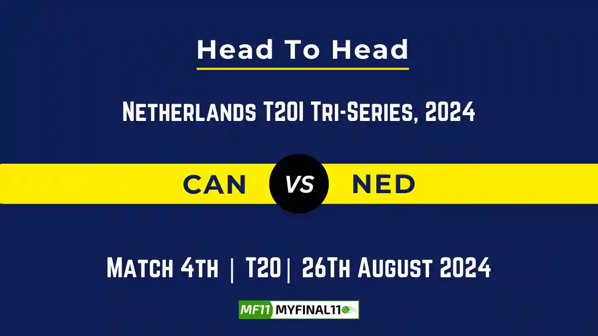 CAN vs NED Player Battle, Head to Head Team Stats, Team Record - Netherlands T20I Tri-Series, 2024