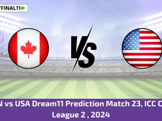 CAN vs USA Dream11 Prediction Match 23, ICC CWC League 2 , 2024